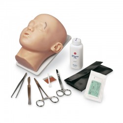 Simulátor dětské hlavy pro šití kůže