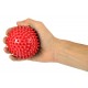 MVS masážní míček ježek - středně tvrdý / ø 9 cm / červená